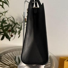 LOUIS VUITTON LOUIS VUITTON Sac Plat Shoulder Bag Handbag Epi Black #QYB5D6
