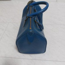 Louis Vuitton Epi Speedy 25 Handbag, Blue #QYDQQ3