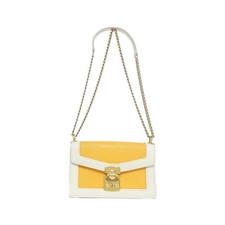 Miumiu Yellow Shoulder Bag Pochette Miu Miu Prada Yellow Basket Bag