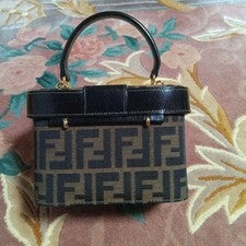 FENDI Zucca Pattern Vanity Bag (2-way) #QY12PB
