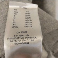 Louis Vuitton Upside Sweatshirt Gray/Yellow S Pre-Owned 18AW Designer Authentic