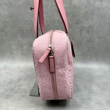 Coach Pink Handbag Cabin Bag Mini Signature #QY0G5T
