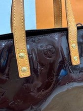 Louis Vuitton Vernis Lead PM Dark Purple Handbag #QYC97B