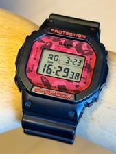 G-SHOCK DW-5600 watch, A Bathing Ape collaboration. #QY7338