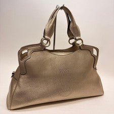 Cartier Marcello handbag, gold and bronze. #QYC0HK