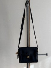 Tag attached OLD COACH shoulder bag, navy #QYE67C