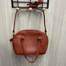 OLD Coach Tote Shoulder Bag 2WAY Brown #QYAAWE