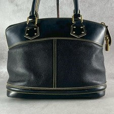 LOUIS VUITTON Lockit PM Suhali M91888 Handbag Black #QYDZ3D