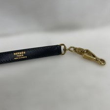 HERMES Kelly Shoulder Strap, Noir (Black), 82cm #QYEM6B