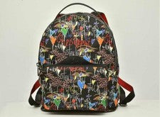 CHRISTIAN LOUBOUTIN Nylon Print Backpack Multicolor Logo Women #QYI806
