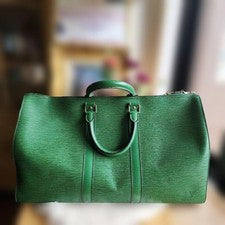 Louis Vuitton Epi Green handbag #QYBU5S