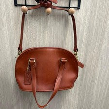 OLD Coach Tote Shoulder Bag 2WAY Brown #QYAAWE