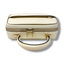 Valextra handbag, Serie Esse, medium size, ivory, white leather. #QY7K0R