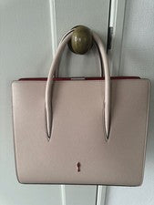 Christian Louboutin Studs Inner Red 2-Way Shoulder Bag H27 W30 Women #QY9FMZ