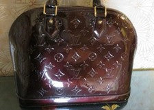 LOUIS VUITTON Monogram Vernis Alma PM handbag #QY1XZZ