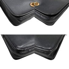 OLD COACH sholder bag leather blach #QYGQ1I