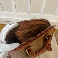 COACH Level Signature Canvas Handbag Shoulder Bag #QY2TOT