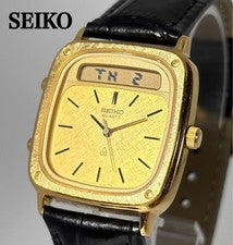 Seiko 80s Analog-Digital Classic Watch Belt #QYF878