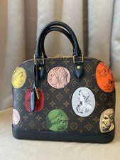 LOUIS VUITTON Alma Monogram Cameo Fornasetti M45917 #QYGZNY