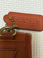 OLD COACH Leather Pouch Mini Bag Brown Old Coach #QYJIMN