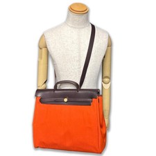 HERMES Herbag 39 MM Toile Officier H stamp MBZ921 #QYDIZS