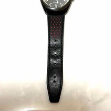 SEIKO SNKN45K1 Recraft, flip-up case back, original leather strap, black #QY381B