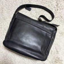 COACH Old Coach Shoulder Bag, Black Flap #QYGQFY
