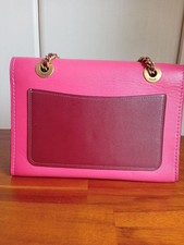 COACH Chain Shoulder Bag, 2-way, Leather, Pink #QYAQ58