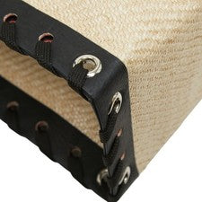 Christian Louboutin Cabasace Shoelace Tote Bag in Beige, Red, and Black #QY4I21