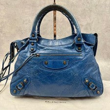 BALENCIAGA The Town 2way Bag Navy Blue #QYFPAQ