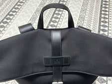 GUCCI Shelly Web Line Backpack Canvas Black Green #QYE5H3