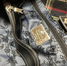 Vivienne Westwood checkered handbag, black and red #QYI1FV