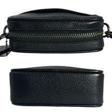 COACH Sullivan Shoulder Bag PVC Black Authenticated #QYGAQG