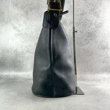 COACH Old Coach Bucket Shoulder Bag, Leather, 9085, Black #QY0FXV