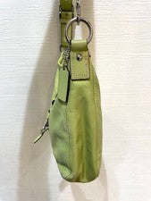 Green Old Coach shoulder bag #QYDB00