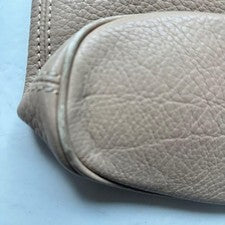 Coach Old Coach Beige Leather Shoulder Bag (Genuine Leather) #QY8DV5