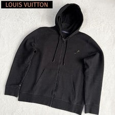 Louis Vuitton Double Face Travel Hoodie Men's Parka L Pre-Owned Authentic