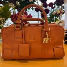 LOEWE Amazona 28 Salmon Pink Leather Women #QYL9VL