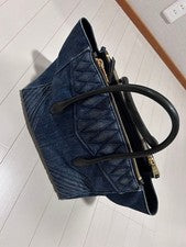 miu miu denim handbag quilting