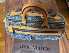 Louis Vuitton Monogram Denim Handbag Speedy #QYFGK6