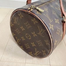 LOUIS VUITTON Monogram Papillon 30 handbag, cylindrical shape, M51385 #QY4AY3