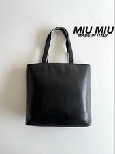 Miumiu Archive Leather Tote Hand Bag