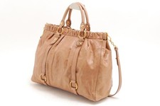 Miu Miu 2-Way Handbag/Shoulder Bag, Beige #QYGYVZ
