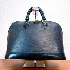 LOUIS VUITTON Epi Alma Handbag, Black #QYDY0Q