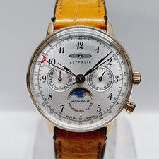 Zeppelin Men's Watch 7039-7 Chronograph Silver #QY5SEM