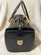 FENDI Zucca pattern handbag, mini Boston bag, Fendi #QYFNMV