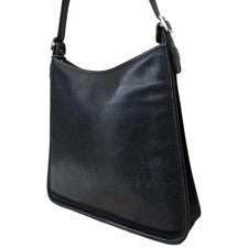 COACH Old Coach Shoulder Bag, Black #QYBSP4
