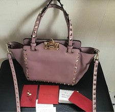 VALENTINO Rockstud Pink Calfskin #QY3X5Z