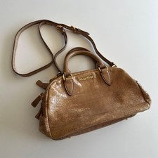 MIU MIU CROCODILE 2way SHOULDER HAND BAG