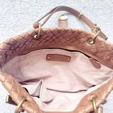 Bottega Veneta Intrecciato Handbag Tote Bag Brown #QYGXSE
